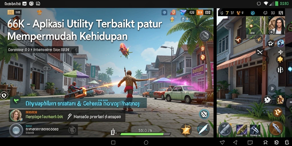 Tampilan utama 66K dengan fitur-fitur Utility yang canggih.