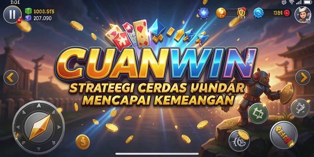 Screenshot gameplay CUANWIN menampilkan aksi strategis yang mendebarkan.