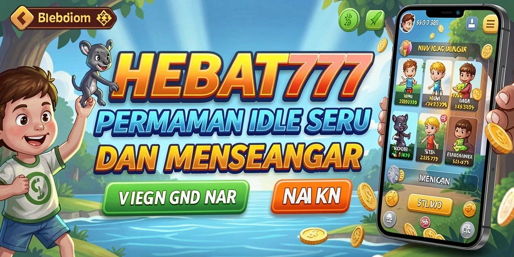 Tampilan gameplay HEBAT777 yang menarik dan penuh warna.