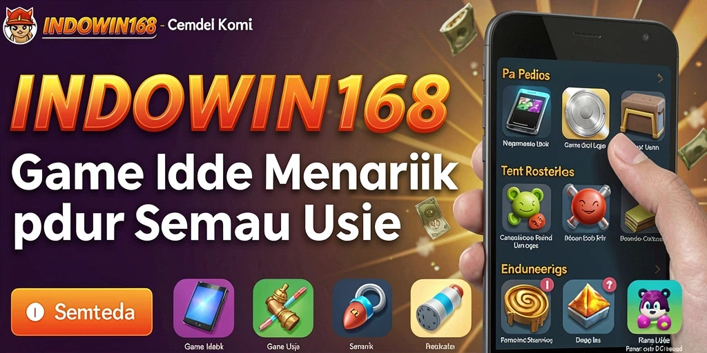 Tangkapan layar utama INDOWIN168 menunjukkan gameplay seru dan menarik.