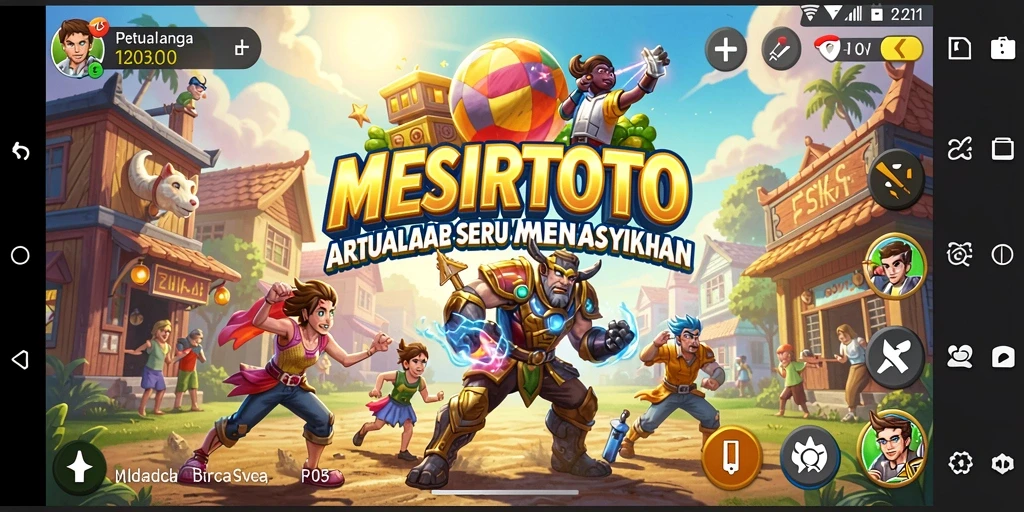 Screenshot gameplay MESIRTOTO menampilkan aksi seru di arena Arcade.