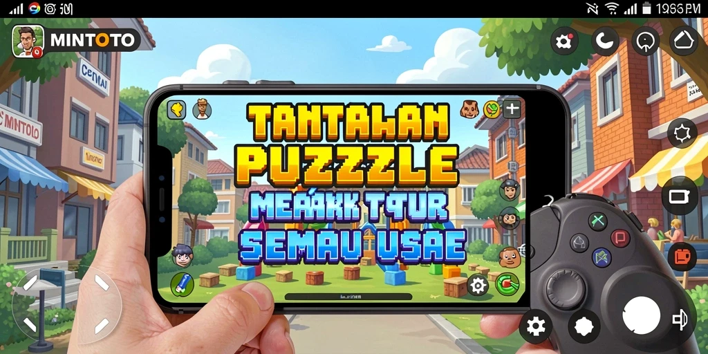 Tampilan gameplay <strong>MINTOTO</strong> dengan berbagai tantangan puzzle yang menarik.